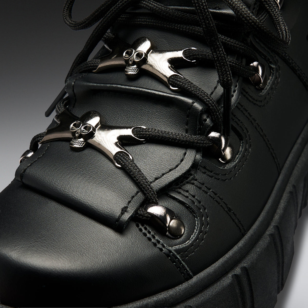 KOI Footwear - Rimo Core Chunky Black Trainers