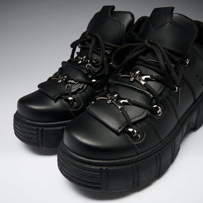 KOI Footwear - Rimo Core Chunky Black Trainers