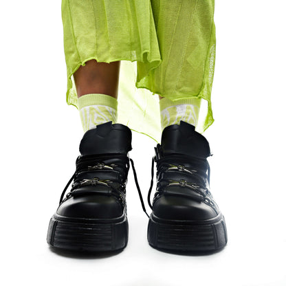 KOI Footwear - Rimo Core Chunky Black Trainers