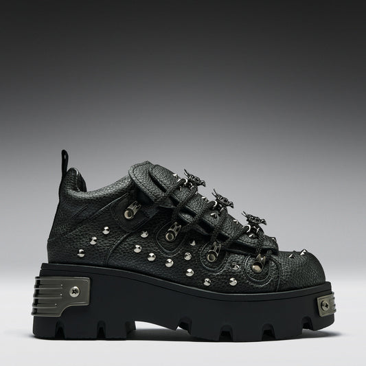 KOI Footwear - Thurnax Chunky Hardware Trainers - Black