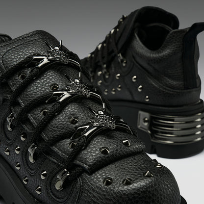 KOI Footwear - Thurnax Chunky Hardware Trainers - Black
