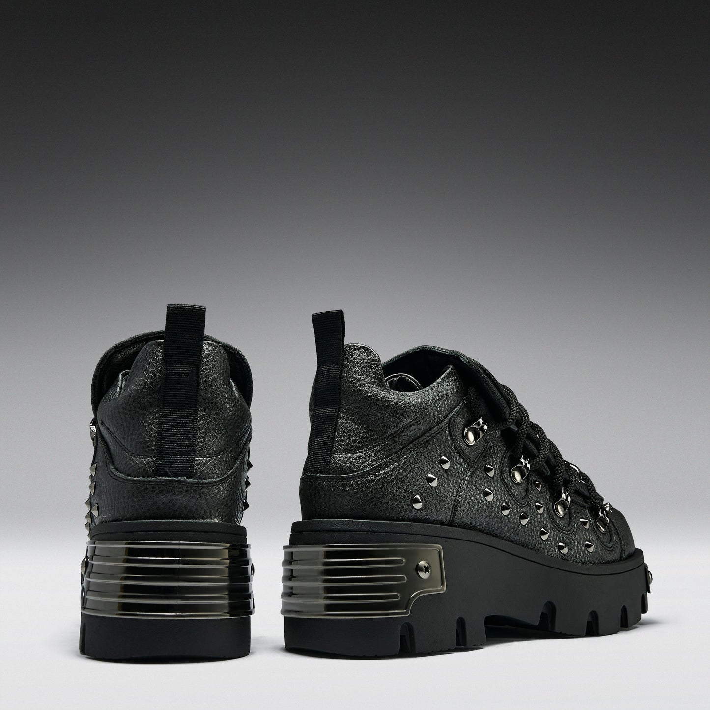 KOI Footwear - Thurnax Chunky Hardware Trainers - Black