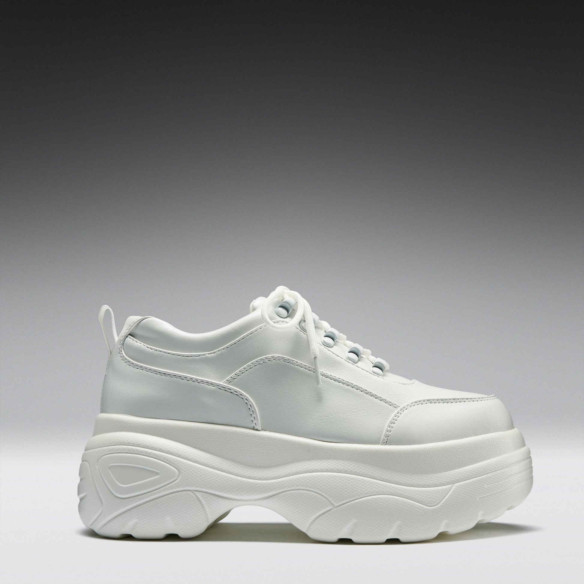 KOI Footwear - Jennie White Chunky Bubble Trainers