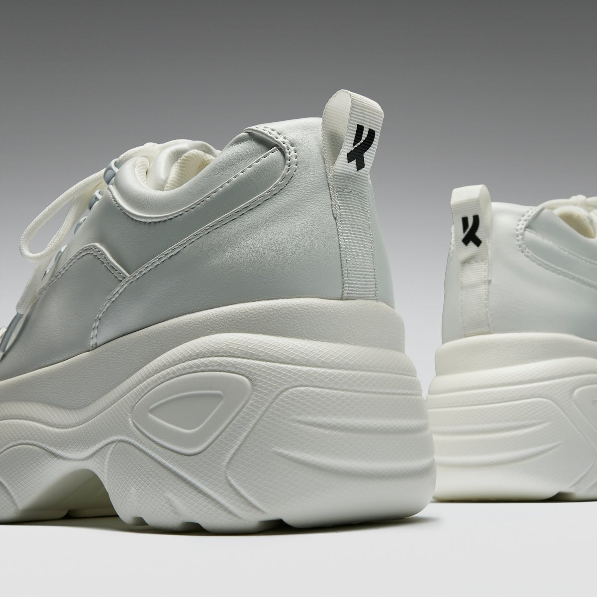 KOI Footwear - Jennie White Chunky Bubble Trainers