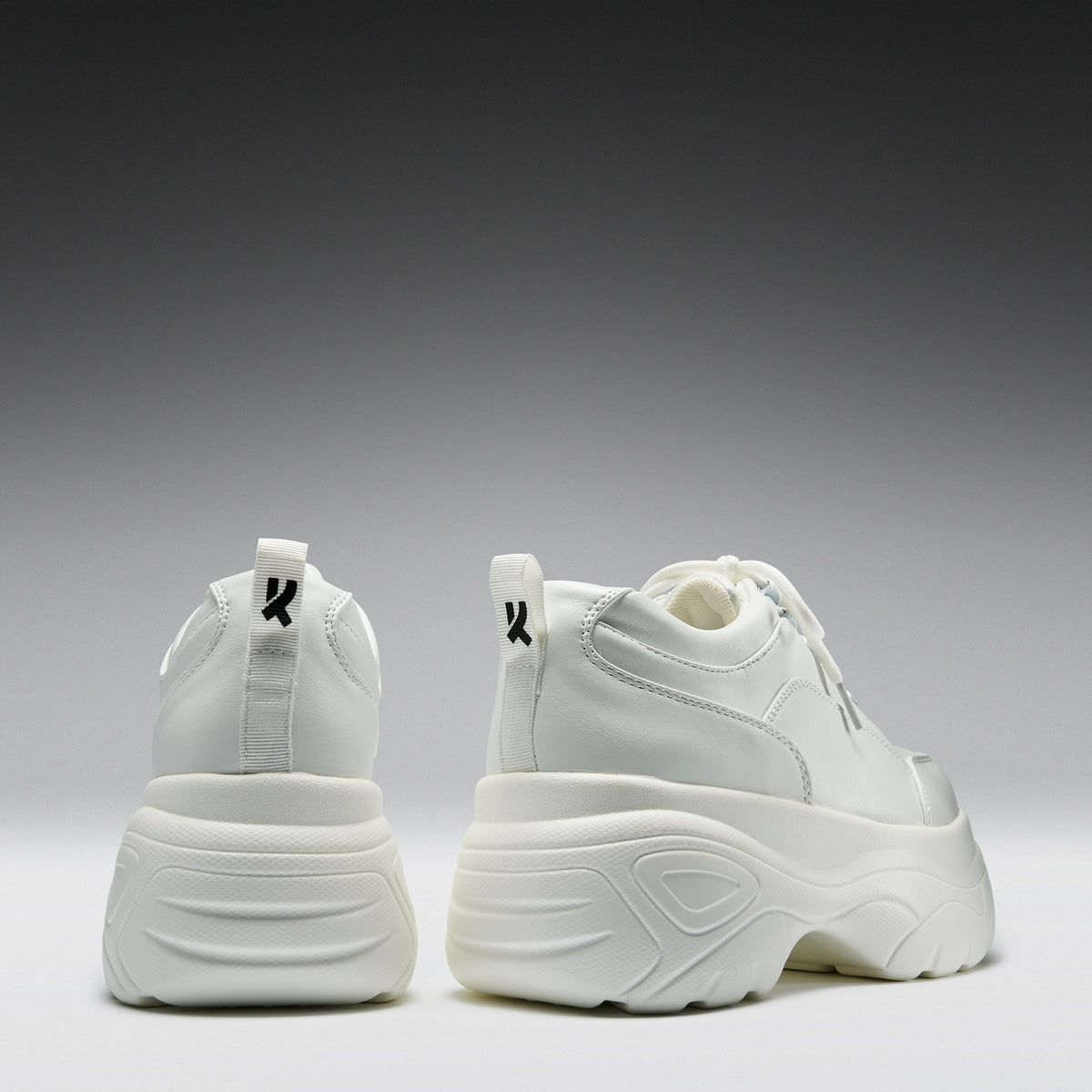 KOI Footwear - Jennie White Chunky Bubble Trainers
