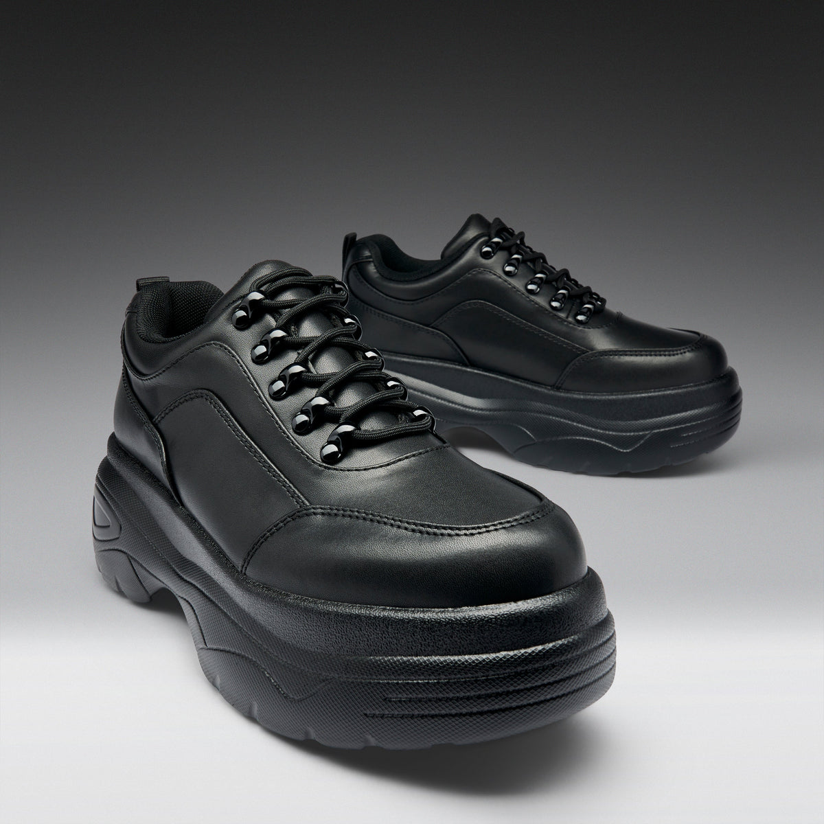 KOI Footwear - Jennie Black Chunky Bubble Trainers