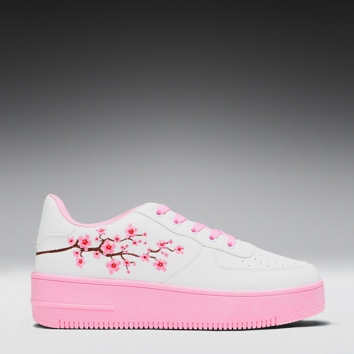 KOI Footwear - Morning Sakura Platform Trainers - White