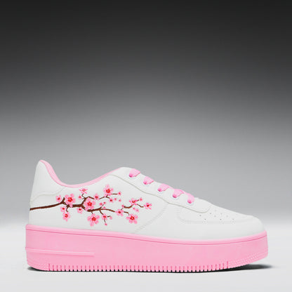 KOI Footwear - Morning Sakura Platform Trainers - White