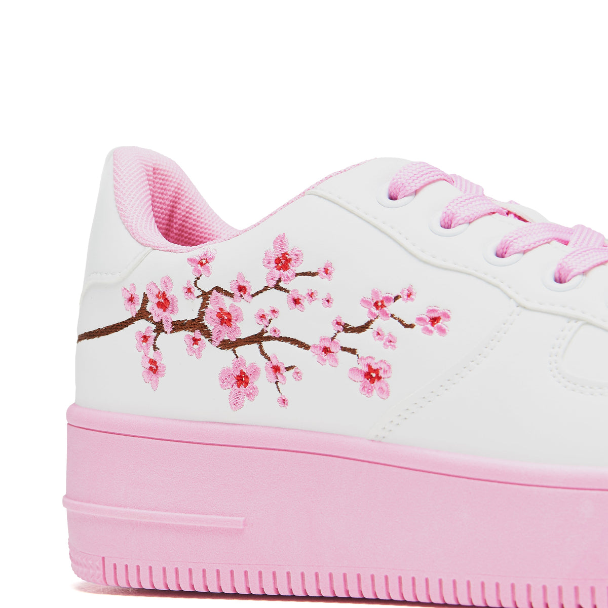 KOI Footwear - Morning Sakura Platform Trainers - White