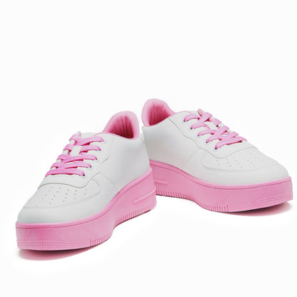 KOI Footwear - Morning Sakura Platform Trainers - White