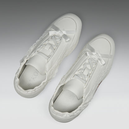 KOI Footwear - Spellbound Sparkling Rat Lace Up Pumps - White