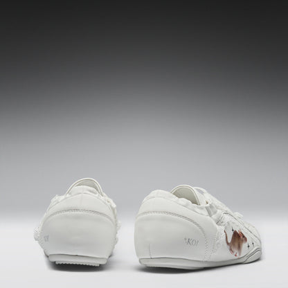 KOI Footwear - Spellbound Sparkling Rat Lace Up Pumps - White