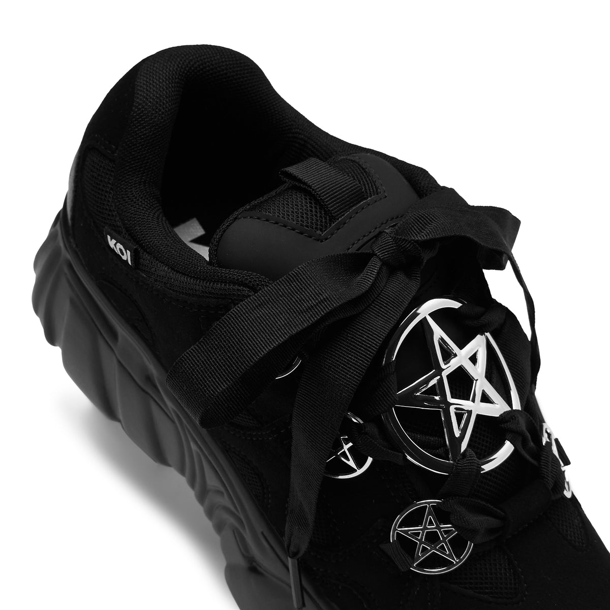 KOI Footwear - Necromancer Chunky Platform Trainers - Black