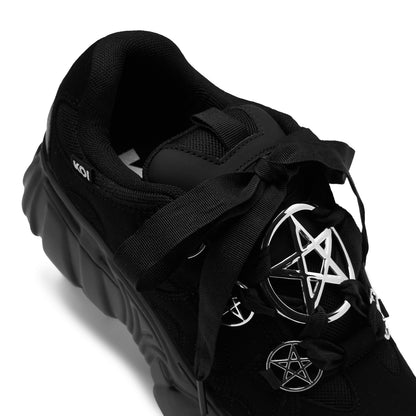 KOI Footwear - Necromancer Chunky Platform Trainers - Black