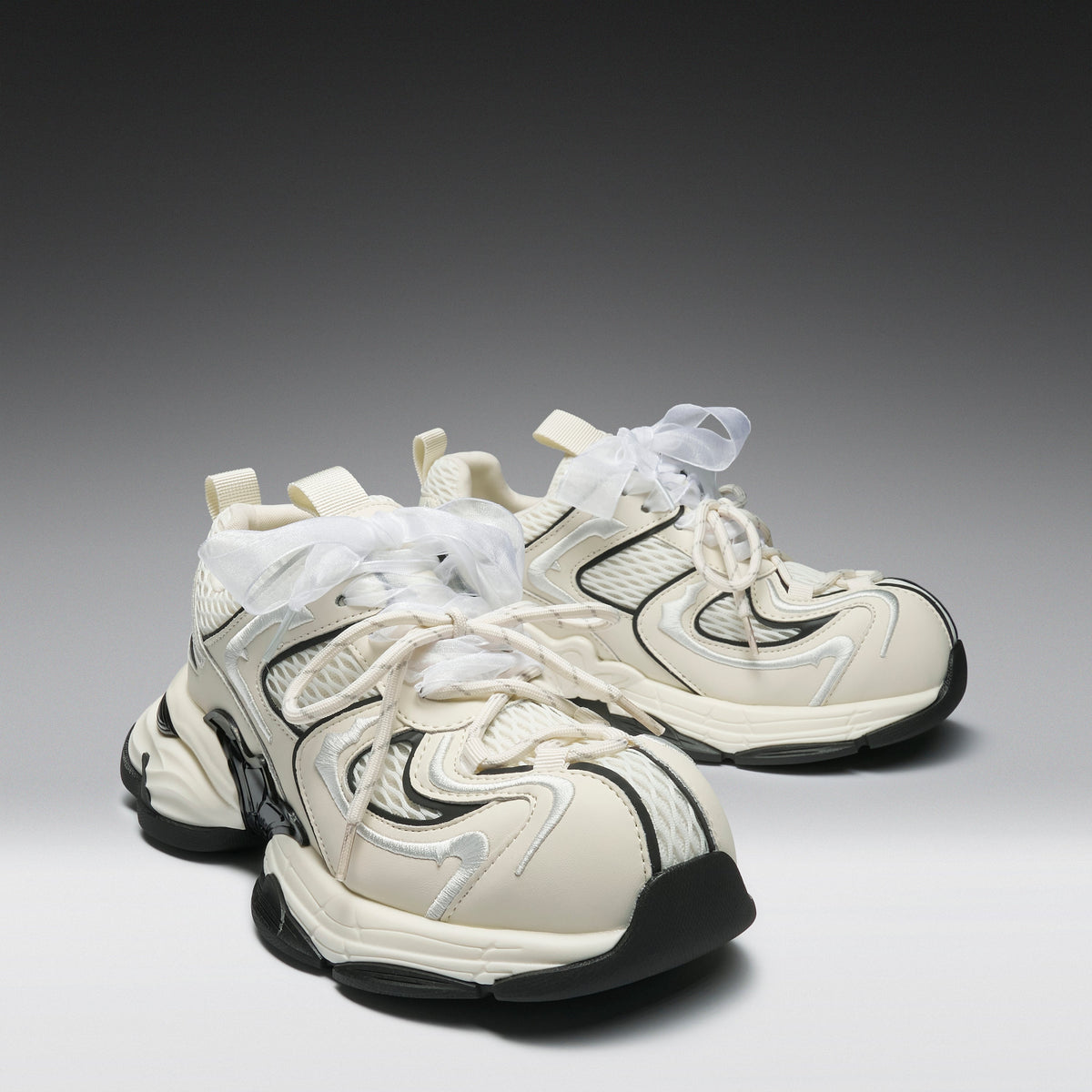 KOI Footwear - Labyrinth Mega Chunky Trainers - White