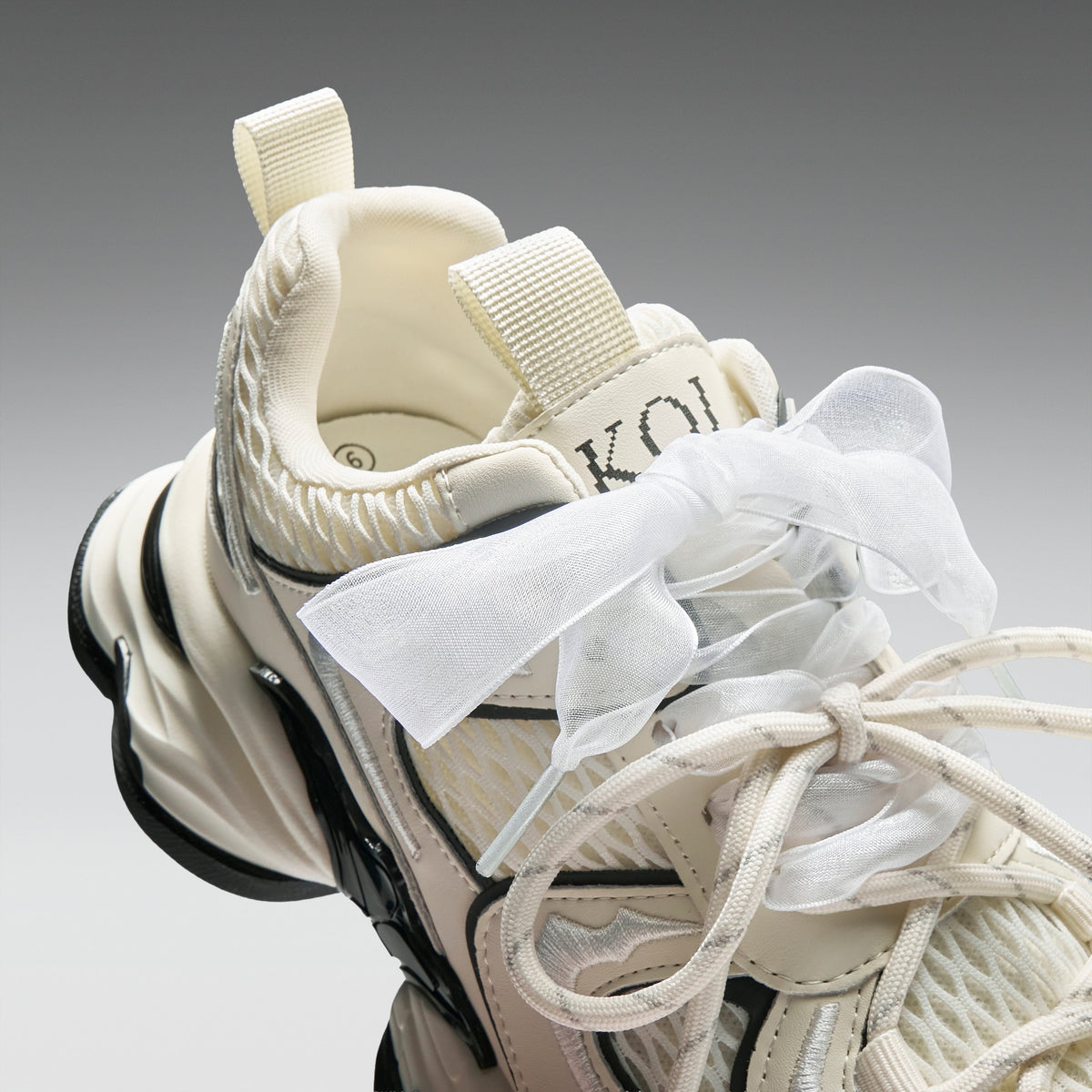 KOI Footwear - Labyrinth Mega Chunky Trainers - White