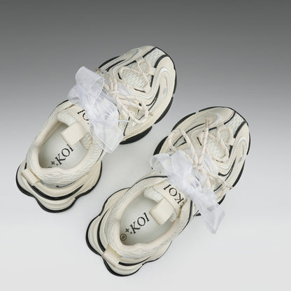 KOI Footwear - Labyrinth Mega Chunky Trainers - White