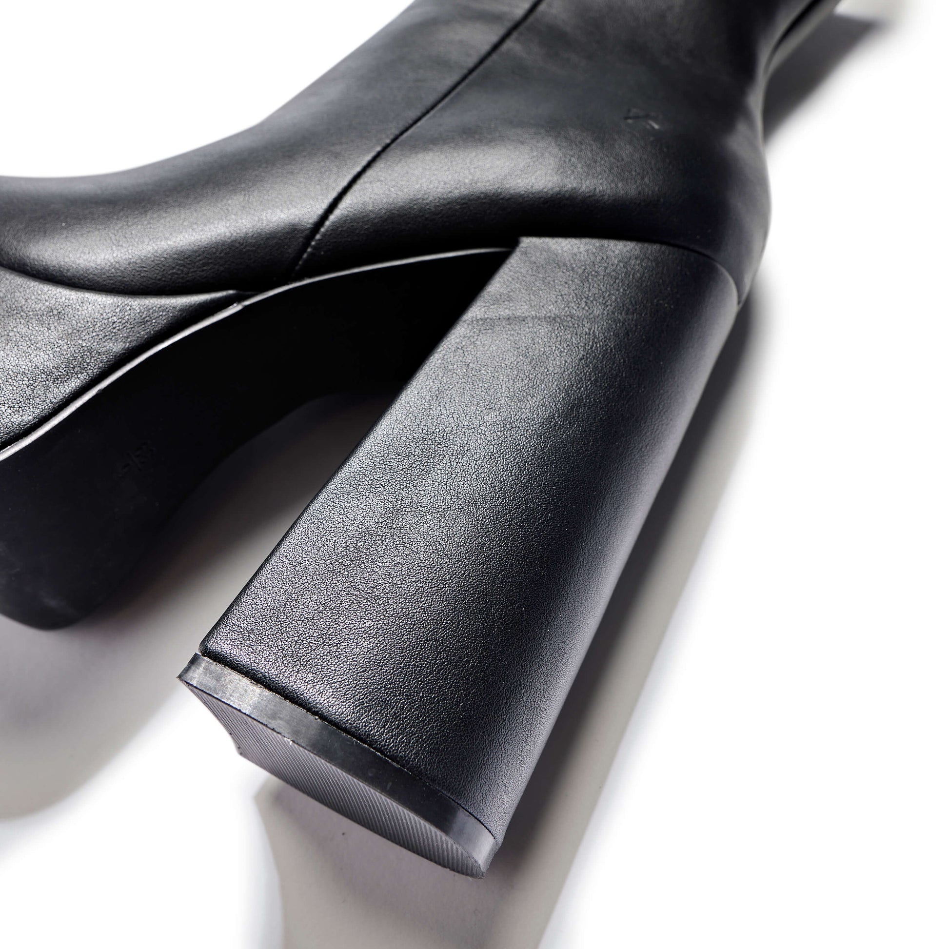 KOI Footwear - Lexus Black Platform Heeled Boots