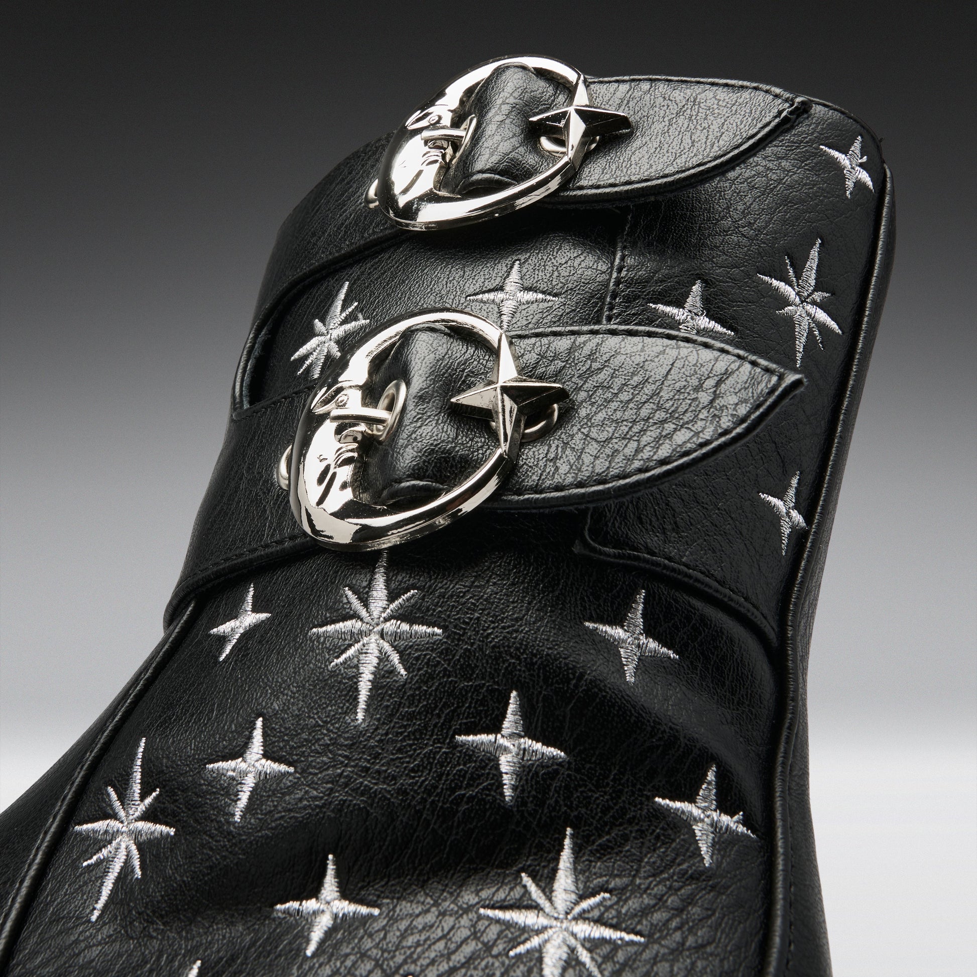 KOI Footwear - Eclipsed Rituals Biker Boots -Black