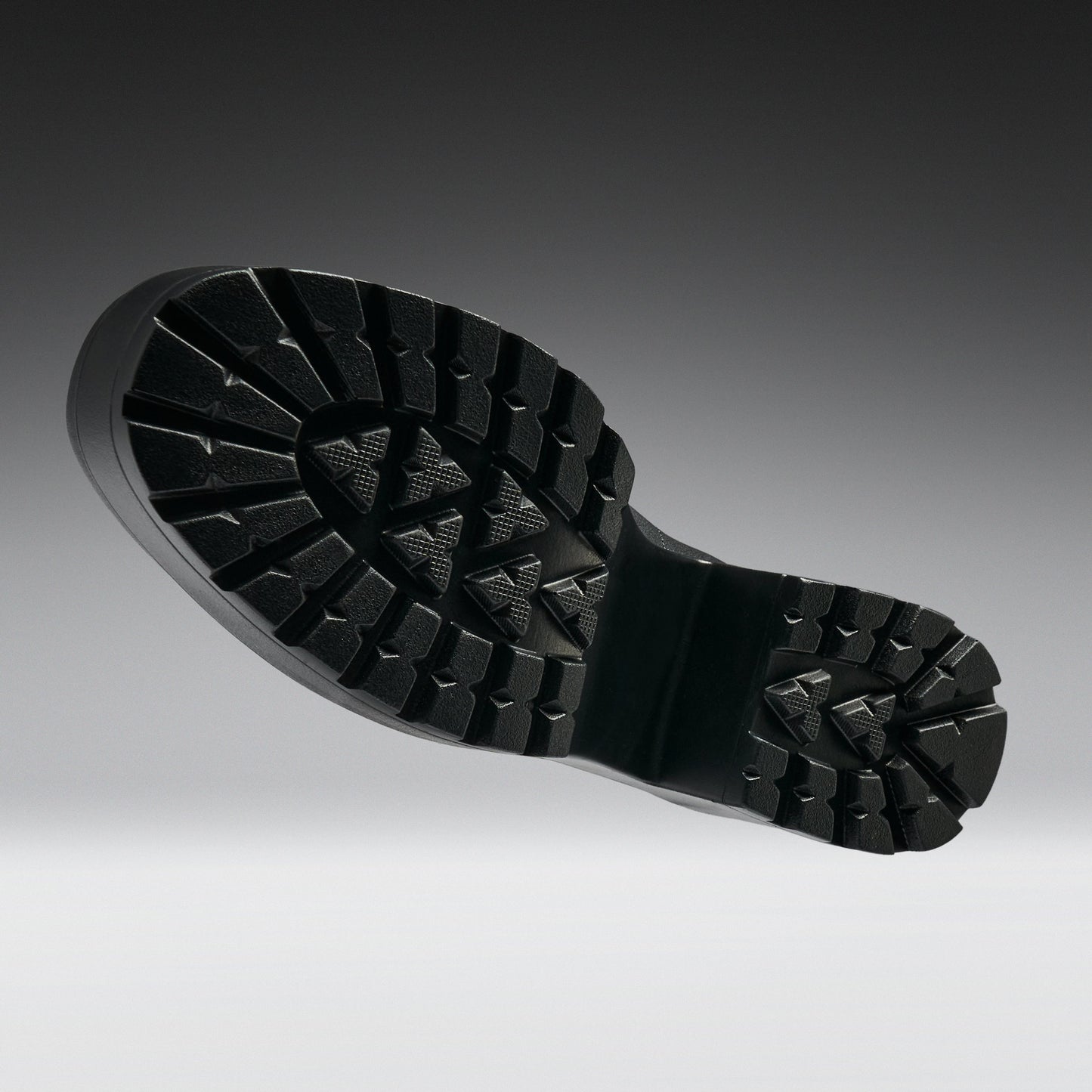 KOI Footwear - Black Leather Chunky Platform Military Boots