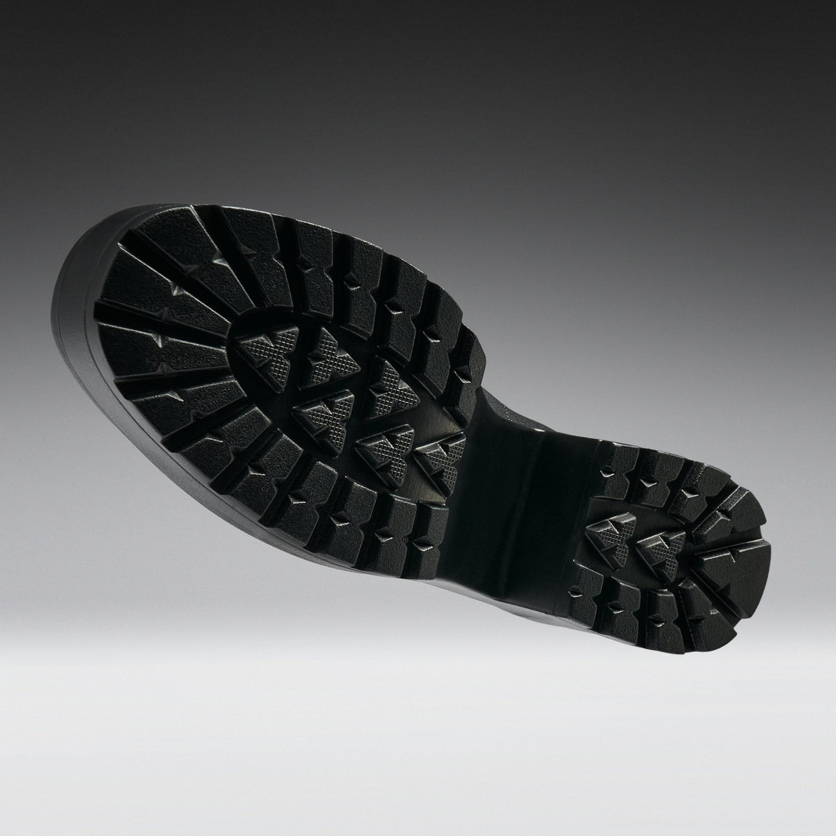 KOI Footwear - Black Leather Chunky Platform Military Boots