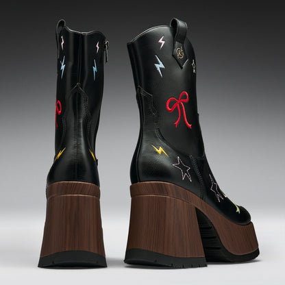 KOI Footwear - Lassitude Chunky Cowboy Boots
