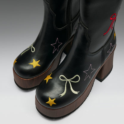 KOI Footwear - Lassitude Chunky Cowboy Boots