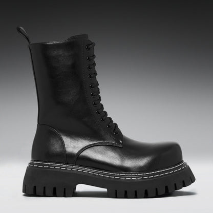 KOI Footwear - Arasaka Double Rand Military Boots - Black
