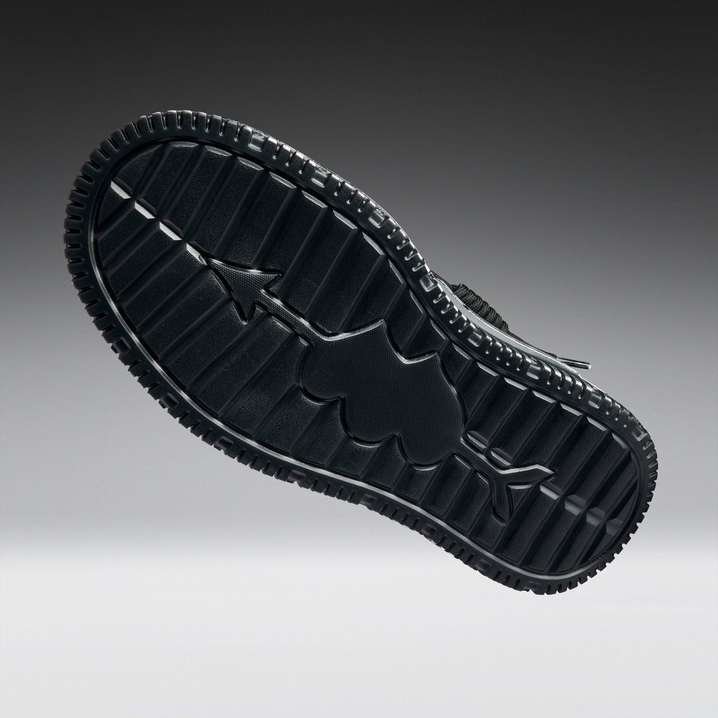 KOI Footwear - Metamorphosis Men's Distressed Platform Trainers - Black Fade