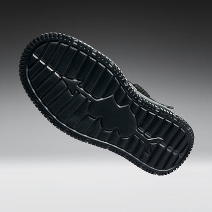 KOI Footwear - Metamorphosis Men's Distressed Platform Trainers - Black Fade