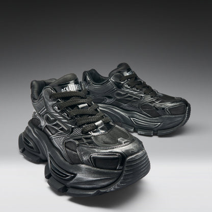 KOI Footwear - Orbit Men's Chunky Trainers - Black