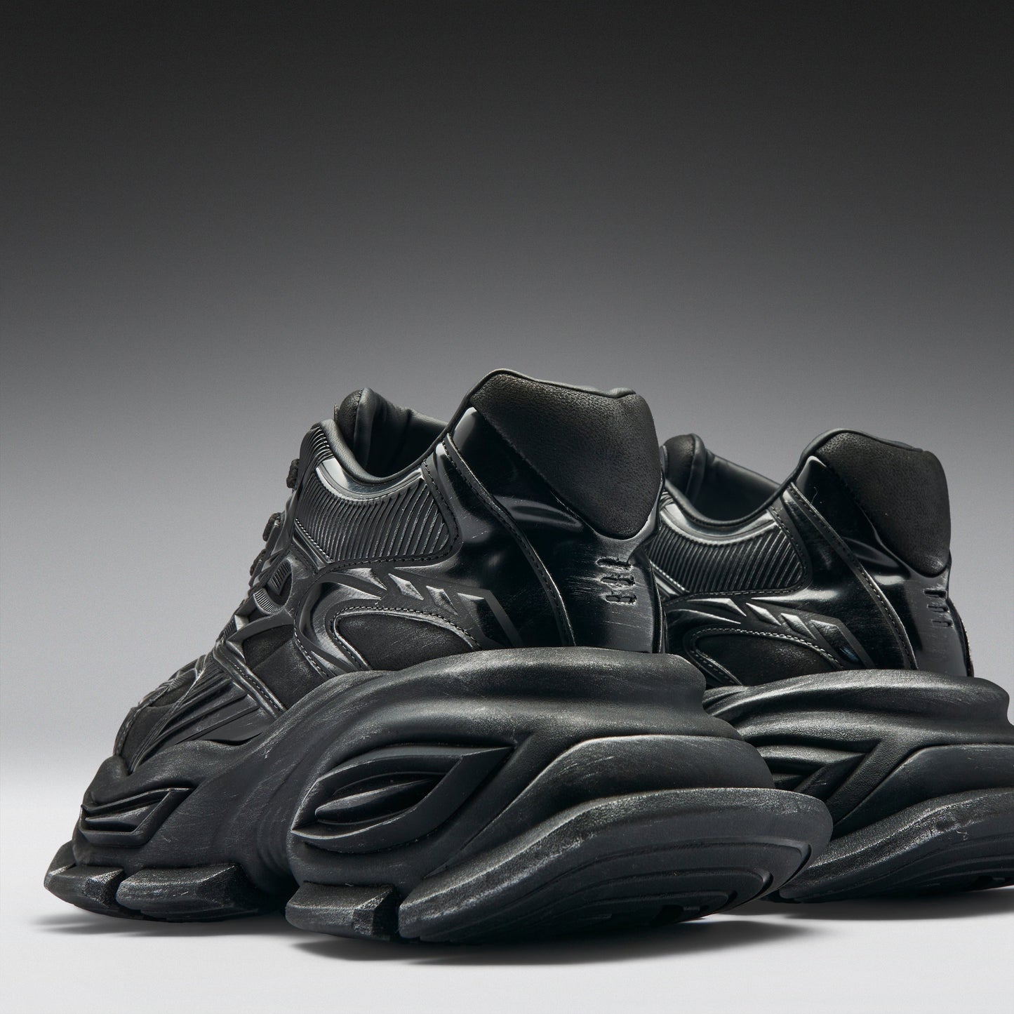 KOI Footwear - Orbit Men's Chunky Trainers - Black