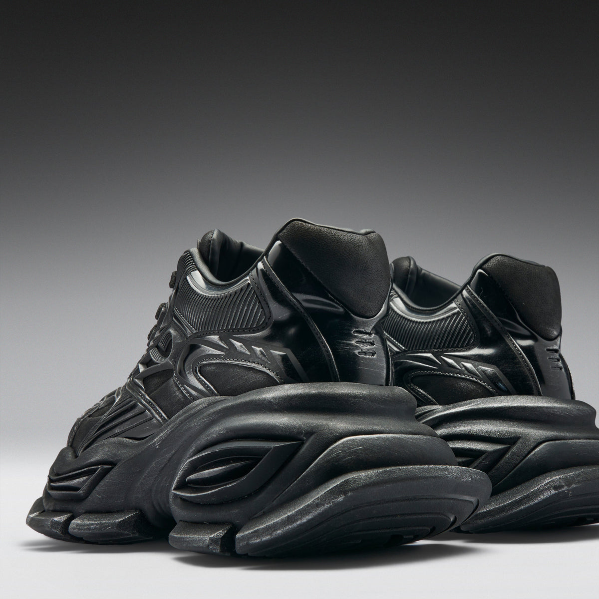 KOI Footwear - Orbit Men's Chunky Trainers - Black