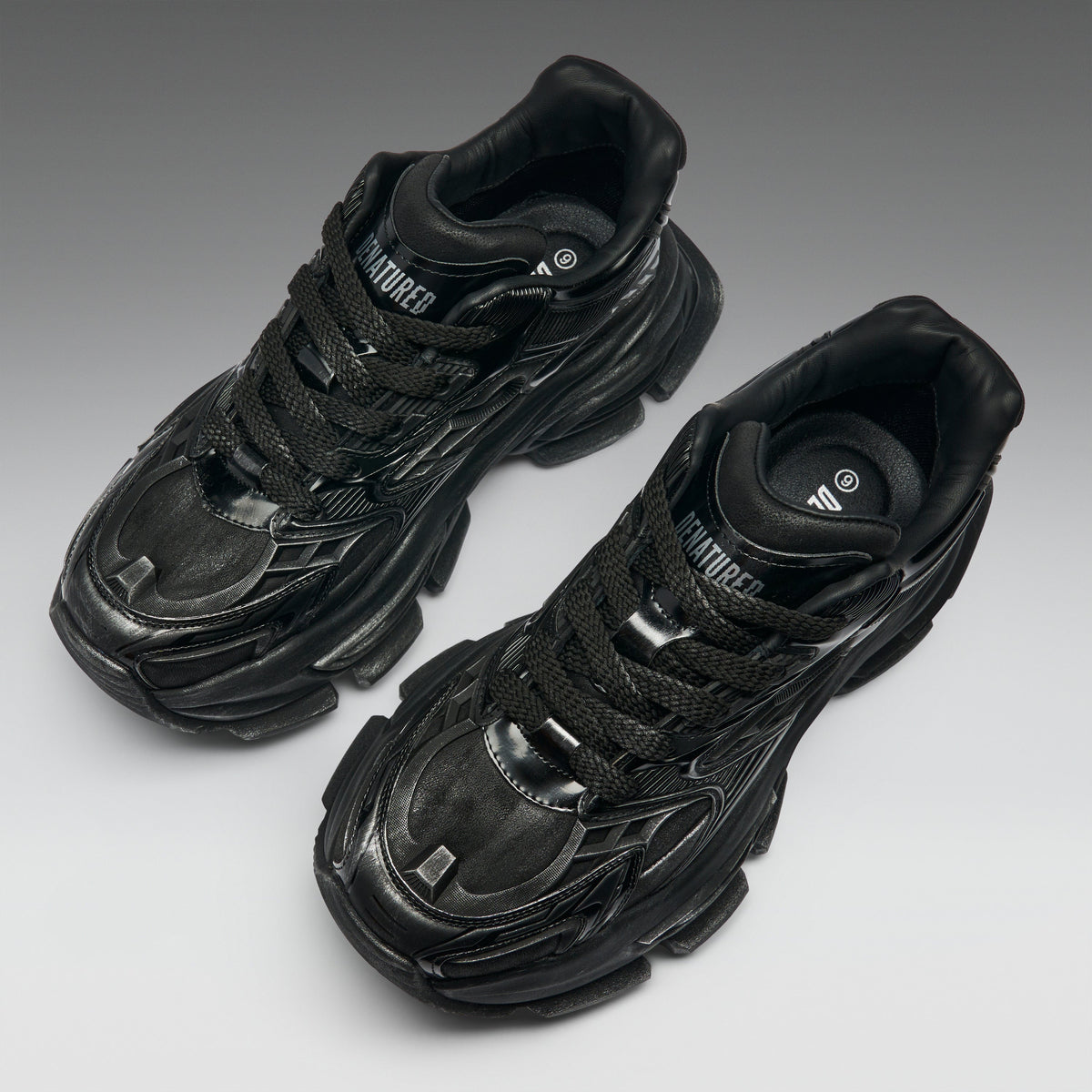 KOI Footwear - Orbit Men's Chunky Trainers - Black