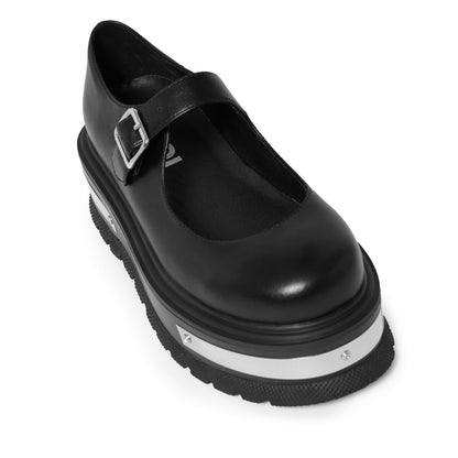 KOI Footwear - Nightfall Hardware Platform Mary Janes