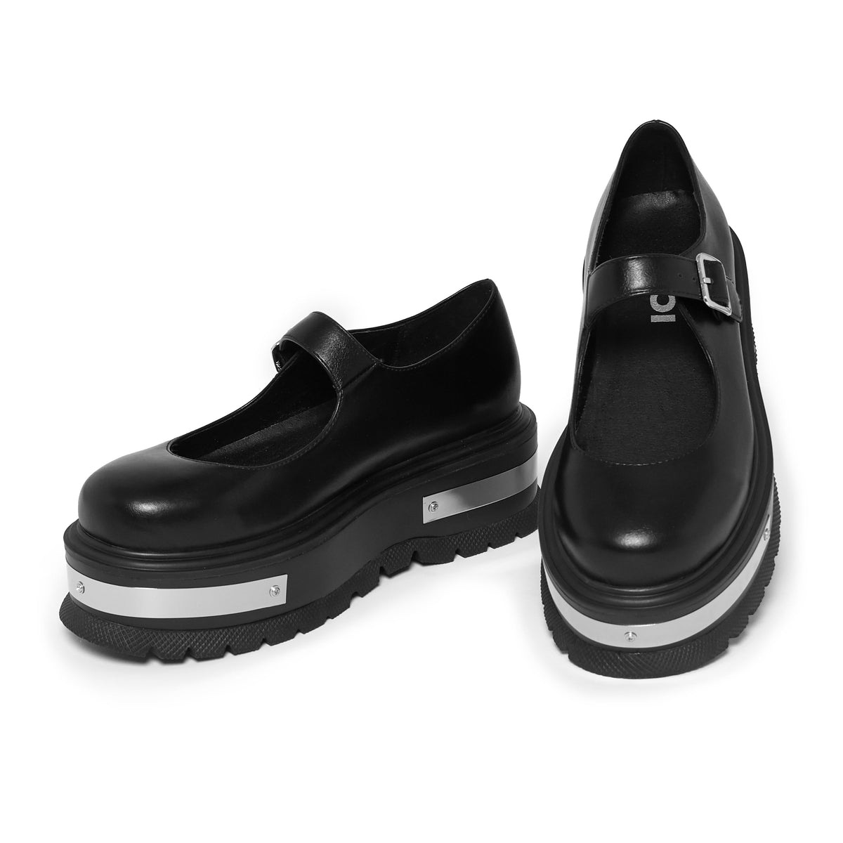 KOI Footwear - Nightfall Hardware Platform Mary Janes