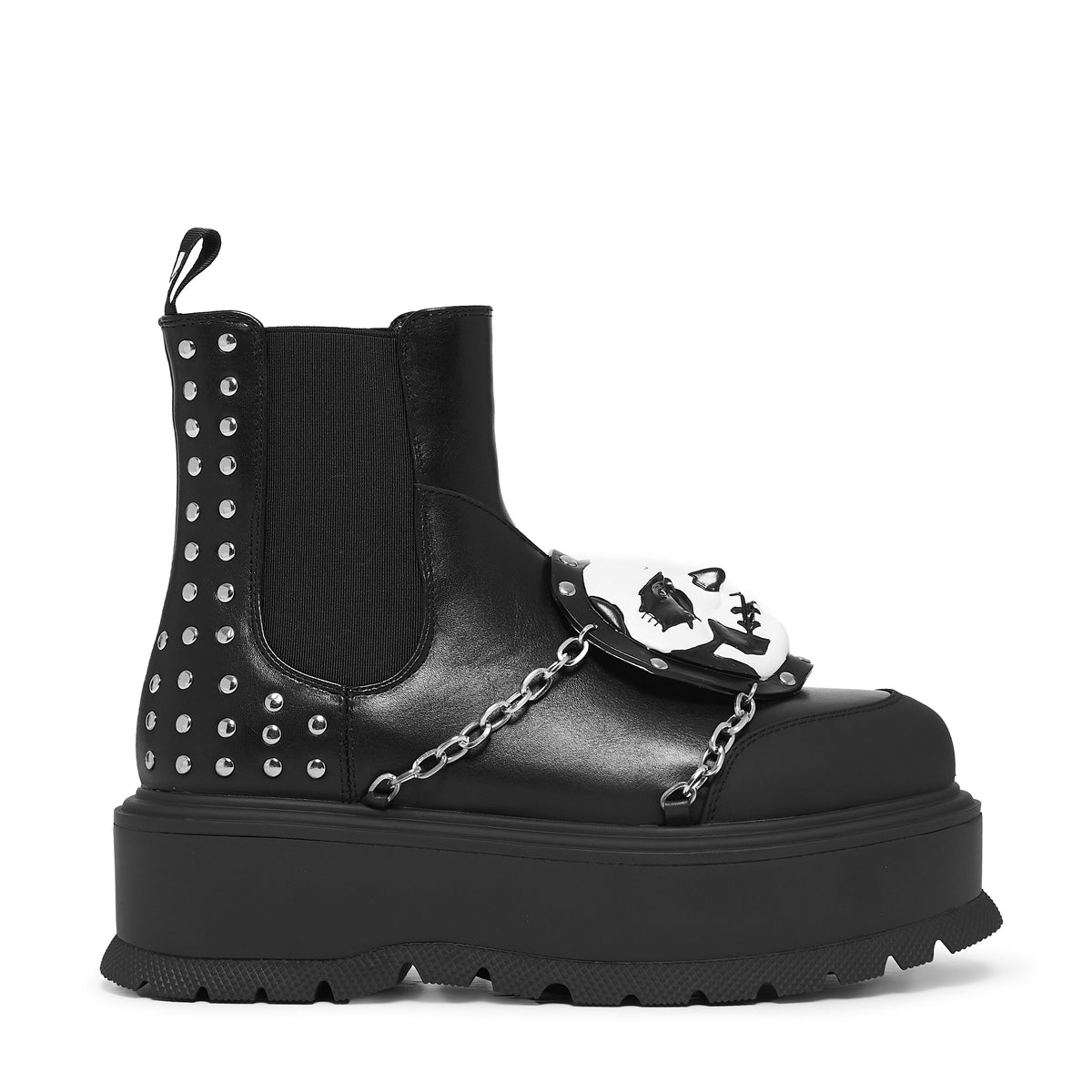 KOI Footwear - Ghost by KOI - Secular Haze Papa Emeritus II Platform Boots