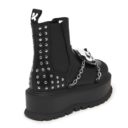 KOI Footwear - Ghost by KOI - Secular Haze Papa Emeritus II Platform Boots