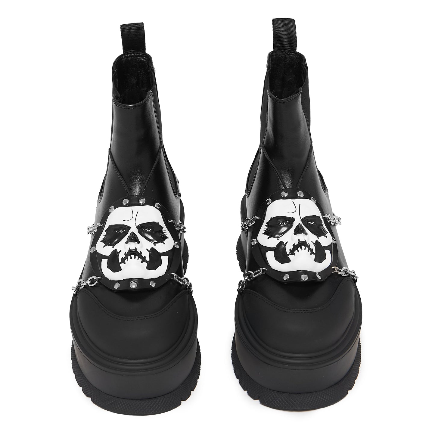 KOI Footwear - Ghost by KOI - Secular Haze Papa Emeritus II Platform Boots