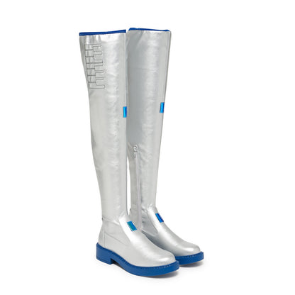 KOI Footwear - The SNOW MIKU Long Boots - Silver