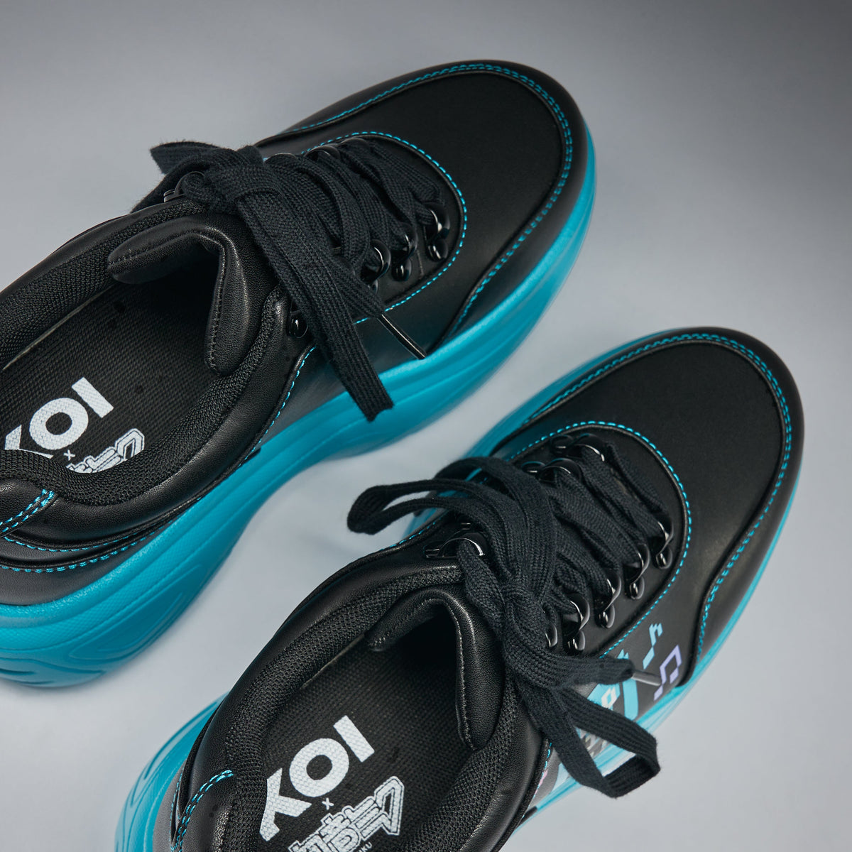 KOI Footwear - Virtual Diva Miku Chunky Trainers - Black