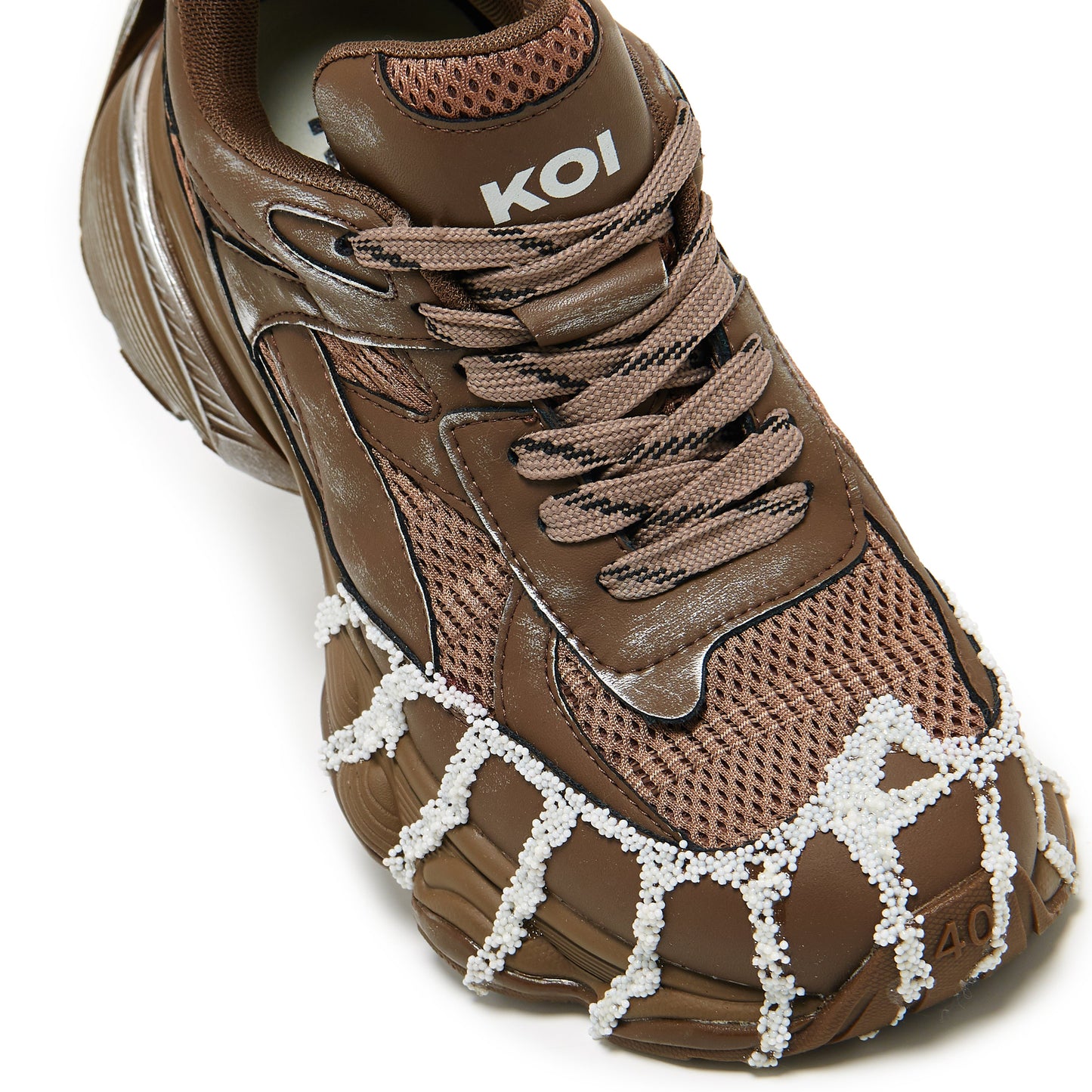 KOI Footwear - Forest Lines Mega Chunky Trainers - Brown