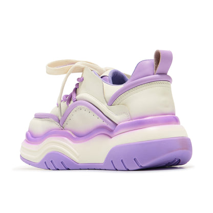KOI Footwear - Neon Reef Platform Trainers - Violet