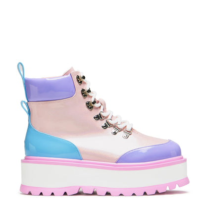 KOI Footwear - Kawaii Hydra Hi Shine Platform Boots