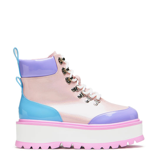 KOI Footwear - Kawaii Hydra Hi Shine Platform Boots
