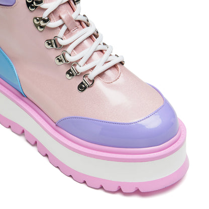 KOI Footwear - Kawaii Hydra Hi Shine Platform Boots