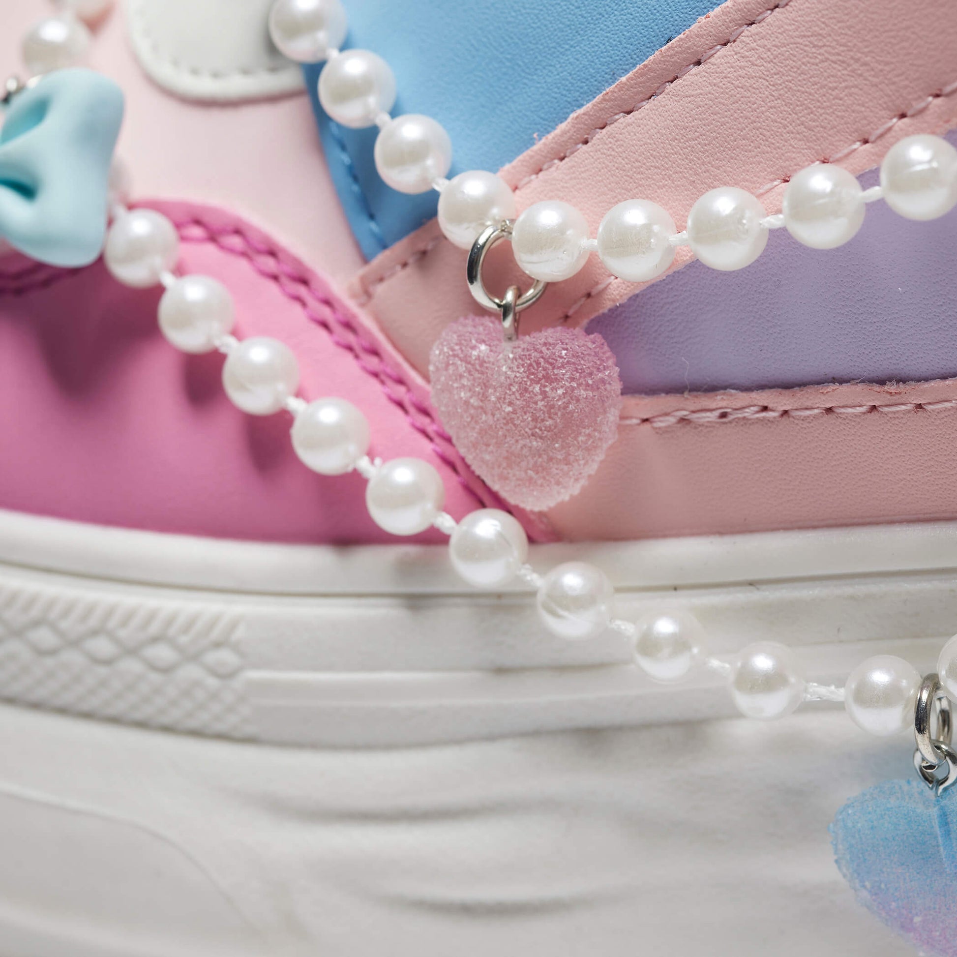 KOI Footwear - Sugar Wishes Chunky Hi Top Trainers - Pastel Multi