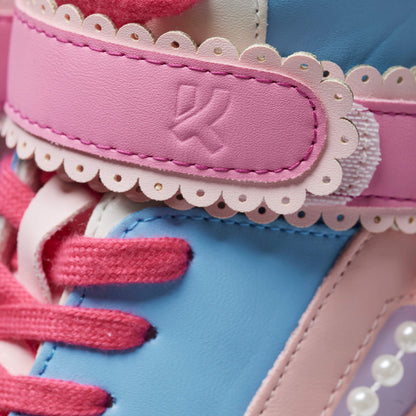 KOI Footwear - Sugar Wishes Chunky Hi Top Trainers - Pastel Multi