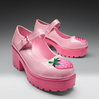 KOI Footwear - Tira Mary Janes ‘Strawberry Cheesecake Edition’