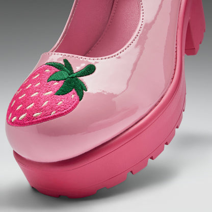 KOI Footwear - Tira Mary Janes ‘Strawberry Cheesecake Edition’